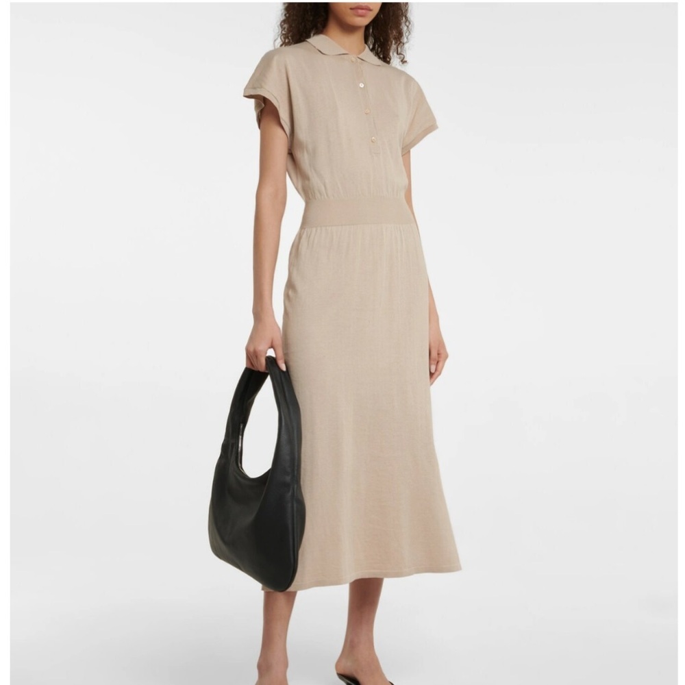 Toteme Cotton polo midi dress Size L